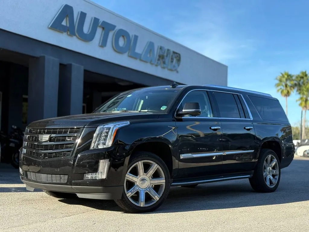 Black 2019 Cadillac Escalade ESV Luxury for sale in Jacksonville, FL