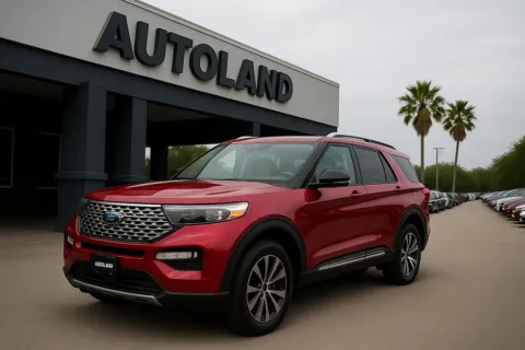 Red 2020 Ford Explorer Platinum for sale in Jacksonville, FL