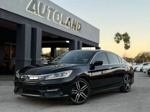 Black 2017 Honda Accord Sport for sale in Jacksonville, FL
