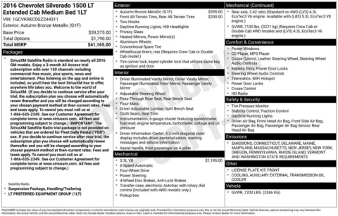 Another view of 2016 Chevrolet Silverado 1500 LT for sale in Jacksonville, FL at AUTOLAND