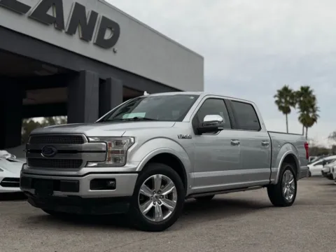 Silver 2019 Ford F-150 Platinum for sale in Jacksonville, FL