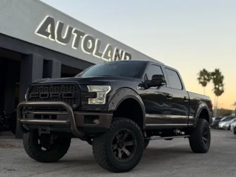 Black 2016 Ford F-150 Lariat for sale in Jacksonville, FL
