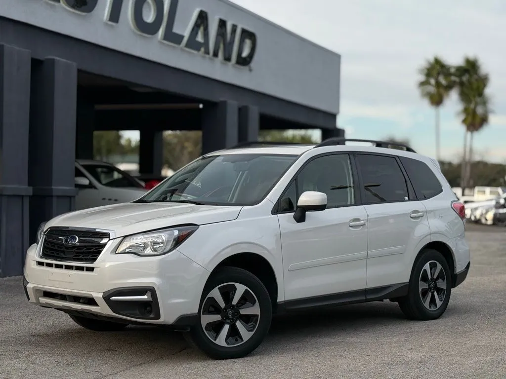 White 2018 Subaru Forester 2.5i Premium for sale in Jacksonville, FL