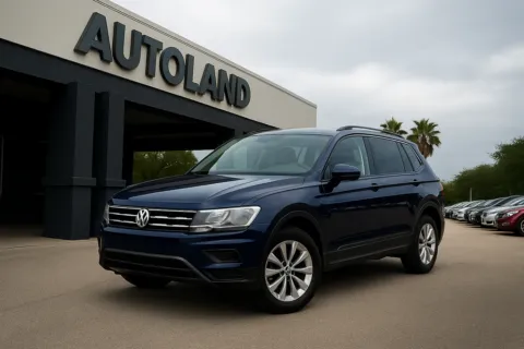 Blue 2021 Volkswagen Tiguan 2.0T SE for sale in Jacksonville, FL