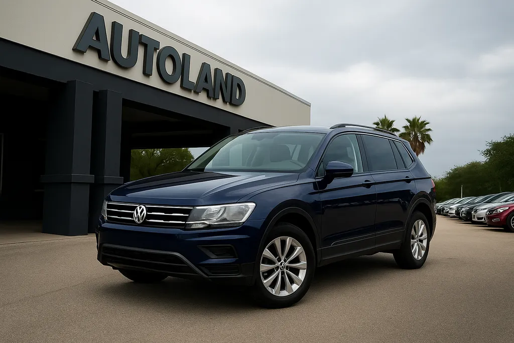 Blue 2021 Volkswagen Tiguan 2.0T SE for sale in Jacksonville, FL