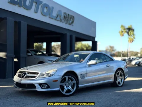 Silver 2009 Mercedes-Benz SL-Class SL 550 for sale in Jacksonville, FL