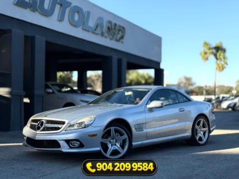 Silver 2009 Mercedes-Benz SL-Class SL 550 for sale in Jacksonville, FL