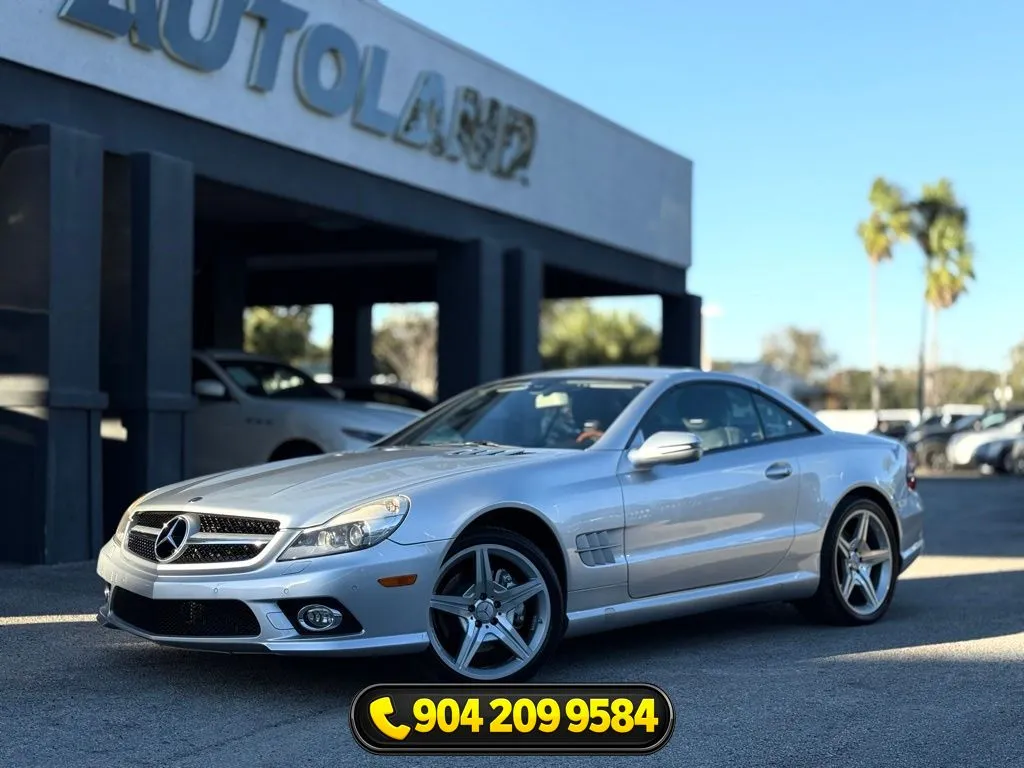 Silver 2009 Mercedes-Benz SL-Class SL 550 for sale in Jacksonville, FL