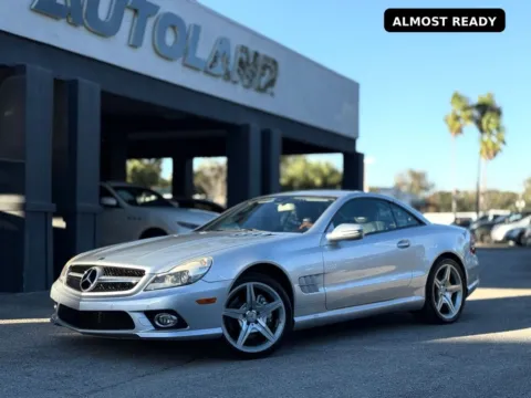 Silver 2009 Mercedes-Benz SL-Class SL 550 for sale in Jacksonville, FL