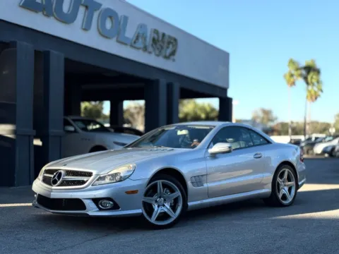 Silver 2009 Mercedes-Benz SL-Class SL 550 for sale in Jacksonville, FL