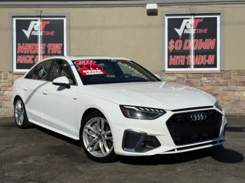Photos of 2023 AUDI A4 QUATTRO S LINE PREM PLUS 45 TF for sale in Merrillville, IN at Ride Time Auto Finance Merrillville