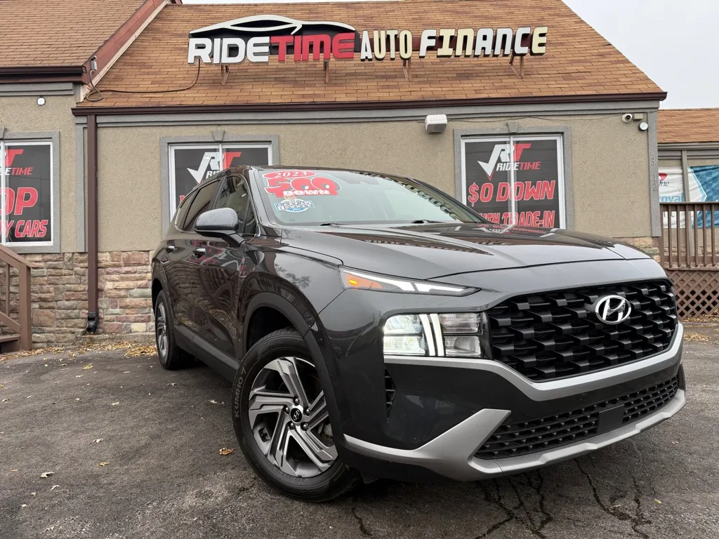 Gray 2023 HYUNDAI SANTA FE SE for sale in Merrillville, IN