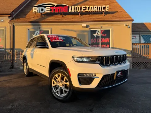 White 2022 JEEP GRAND CHEROKEE LIMITED-4WD for sale in Merrillville, IN
