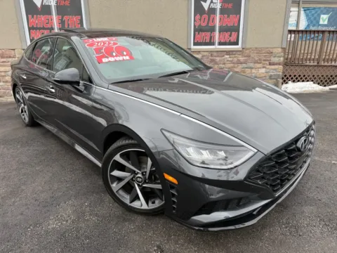 Another view of 2022 HYUNDAI SONATA SEL PLUS for sale in Merrillville, IN at Ride Time Auto Finance Merrillville