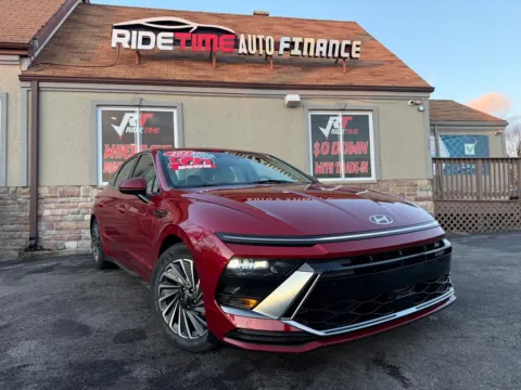 Red 2024 HYUNDAI SONATA HYBRID SEL for sale in Merrillville, IN