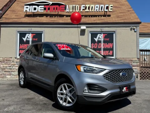 Silver 2024 FORD EDGE SEL - AWD for sale in Merrillville, IN
