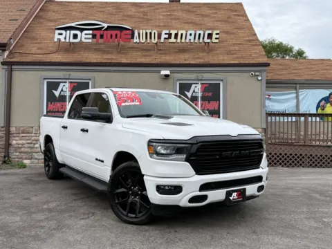 White 2023 RAM 1500 LARAMIE 4X4 for sale in Merrillville, IN