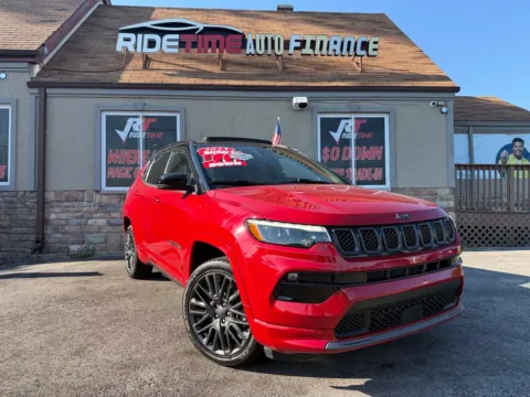 Red 2023 JEEP COMPASS LIMITED for sale in Merrillville, IN