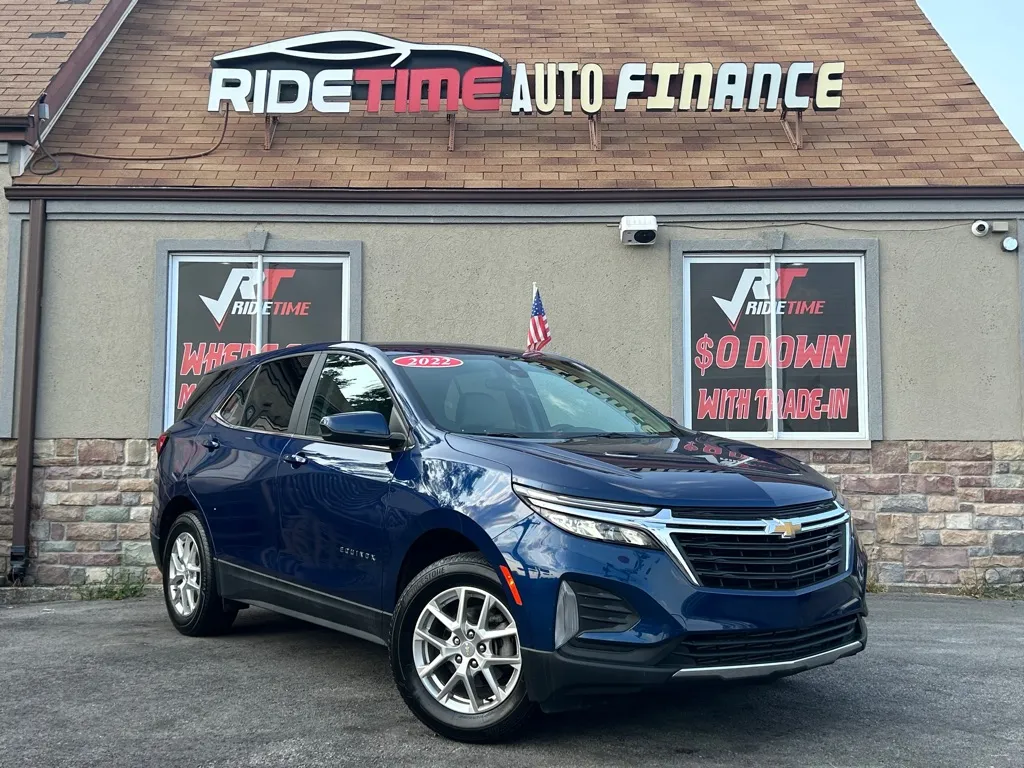 Blue 2022 CHEVROLET EQUINOX LT for sale in Merrillville, IN