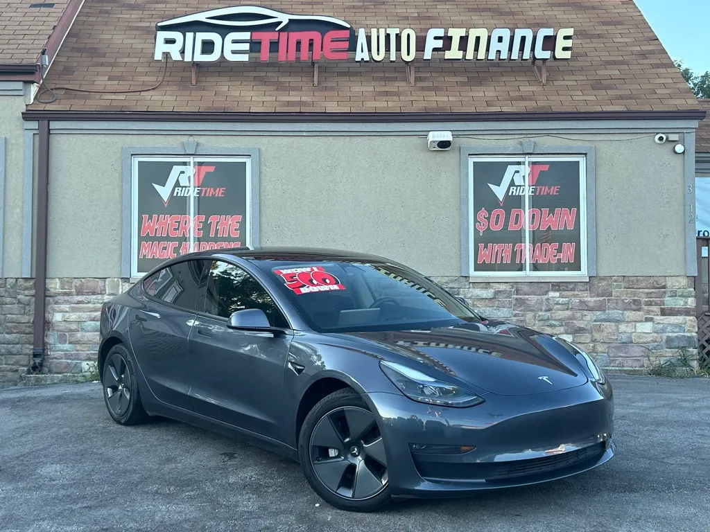 Blue 2023 TESLA MODEL 3 LONG RANGE - AWD for sale in Merrillville, IN