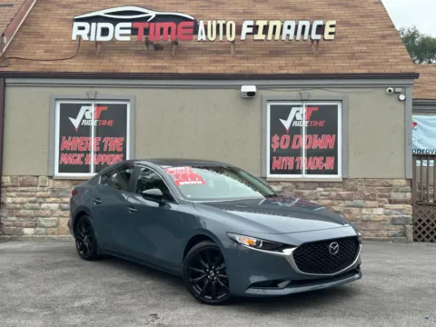 Gray 2025 MAZDA MAZDA3 SEDAN 2.5 S CARBON EDITION-AWD for sale in Merrillville, IN