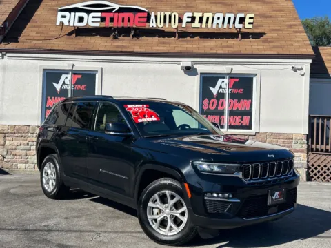 Black 2023 JEEP GRAND CHEROKEE LIMITED for sale in Merrillville, IN