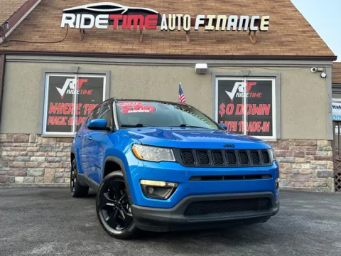 Blue 2021 JEEP COMPASS ALTITUDE for sale in Merrillville, IN