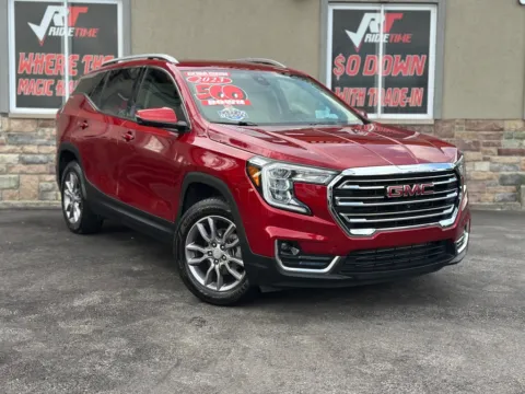 Photos of 2023 GMC TERRAIN SLT-AWD-TECH PACK for sale in Merrillville, IN at Ride Time Auto Finance Merrillville