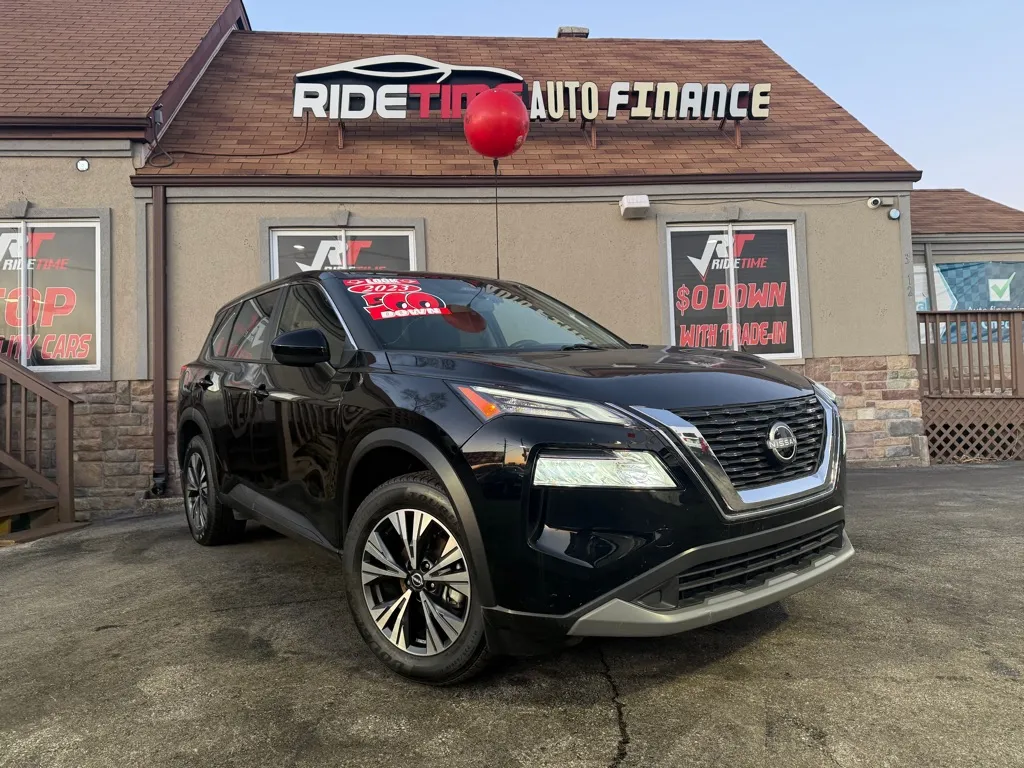 Black 2023 NISSAN ROGUE SV for sale in Merrillville, IN