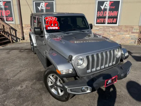 Another view of 2020 JEEP WRANGLER UNLIMI SAHARA for sale in Merrillville, IN at Ride Time Auto Finance Merrillville