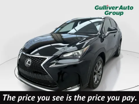 Black 2016 Lexus NX 200t F Sport for sale in Plano, TX