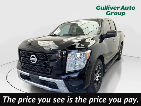 Black 2021 Nissan Titan SV for sale in Plano, TX
