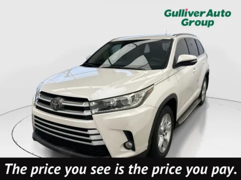 White 2018 Toyota Highlander Limited for sale in Plano, TX