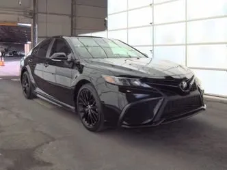 Photos of 2021 Toyota Camry SE Nightshade for sale in Plano, TX at Gulliver Auto Group