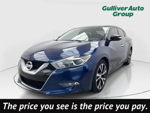 Blue 2016 Nissan Maxima Platinum for sale in Plano, TX