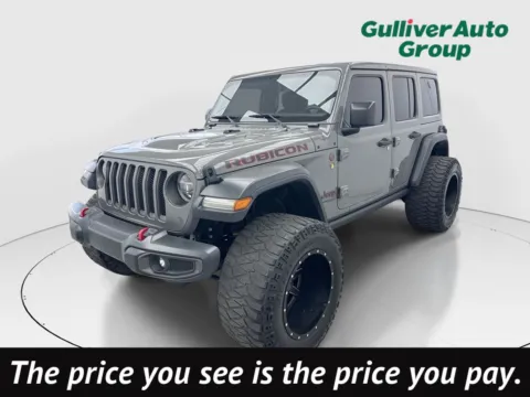 Gray 2018 Jeep Wrangler Unlimited Rubicon for sale in Plano, TX
