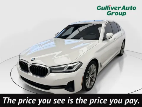 White 2021 BMW 5 Series 530i for sale in Plano, TX
