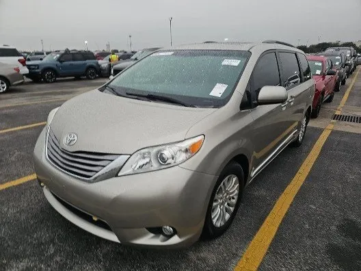 Beige 2017 Toyota Sienna XLE for sale in Plano, TX