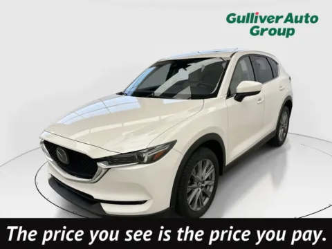 White 2021 Mazda CX-5 Grand Touring for sale in Plano, TX