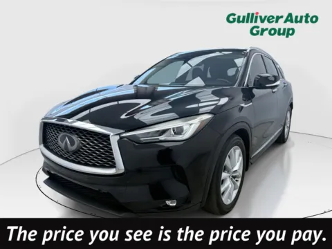 Black 2019 INFINITI QX50 ESSENTIAL for sale in Plano, TX