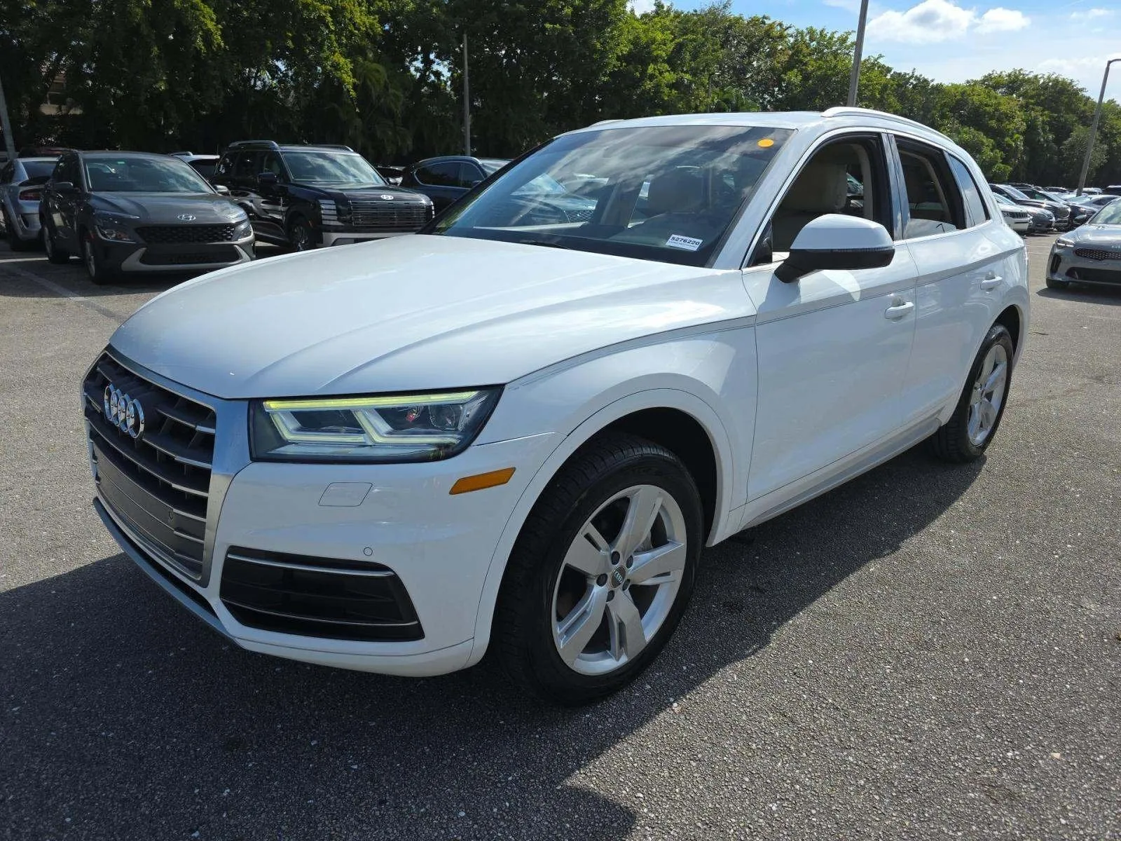 White 2018 Audi Q5 2.0T Premium Plus for sale in Plano, TX