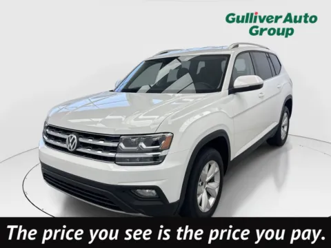 White 2018 Volkswagen Atlas 3.6L V6 SE for sale in Plano, TX