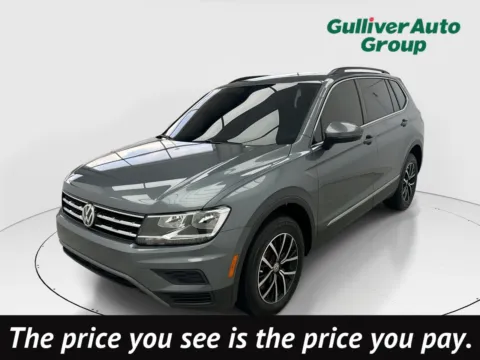 Gray 2021 Volkswagen Tiguan 2.0T SE for sale in Plano, TX