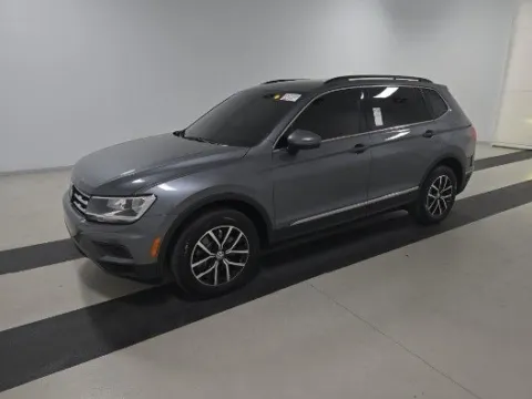 Gray 2021 Volkswagen Tiguan 2.0T SE for sale in Plano, TX
