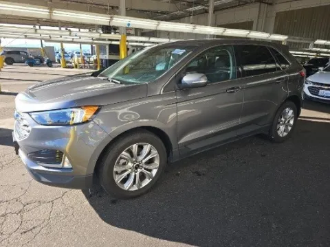 Gray 2024 Ford Edge Titanium for sale in Plano, TX