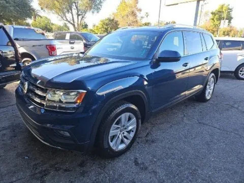 Blue 2018 Volkswagen Atlas 3.6L V6 SE for sale in Plano, TX