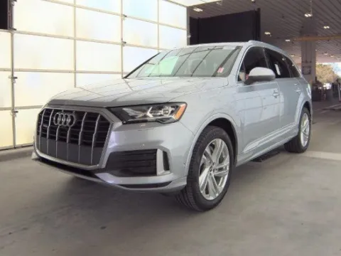 Silver 2021 Audi Q7 45 Premium Plus for sale in Plano, TX