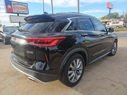 Another view of 2021 INFINITI QX50 LUXE for sale in Plano, TX at Gulliver Auto Group