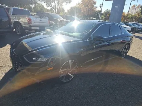 Black 2022 Hyundai Sonata SEL Plus for sale in Plano, TX