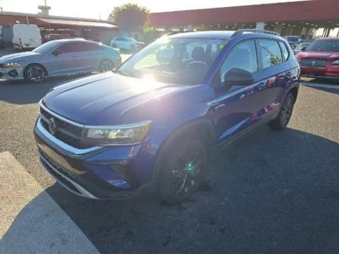 Blue 2023 Volkswagen Taos 1.5T S for sale in Plano, TX